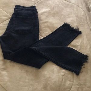 H&M Black Button Fly Denim Jean